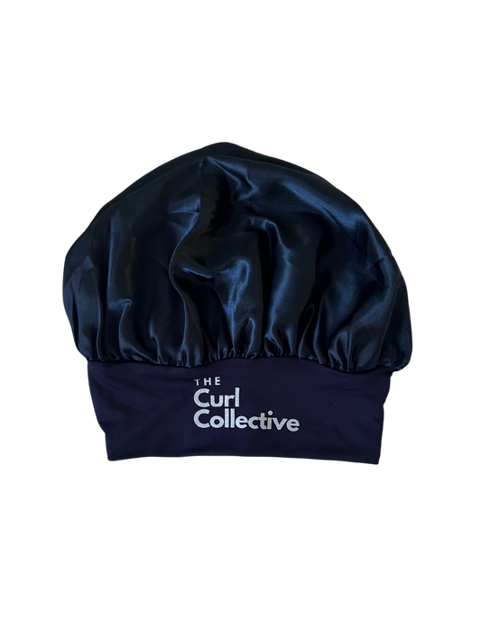 Pure Navy Blue Curl Collective Bonnet